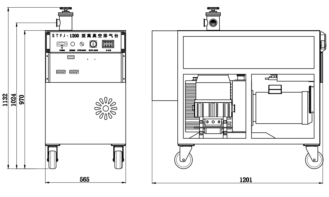Установка вакуумирования STFJ-1200 — STFJ-1200