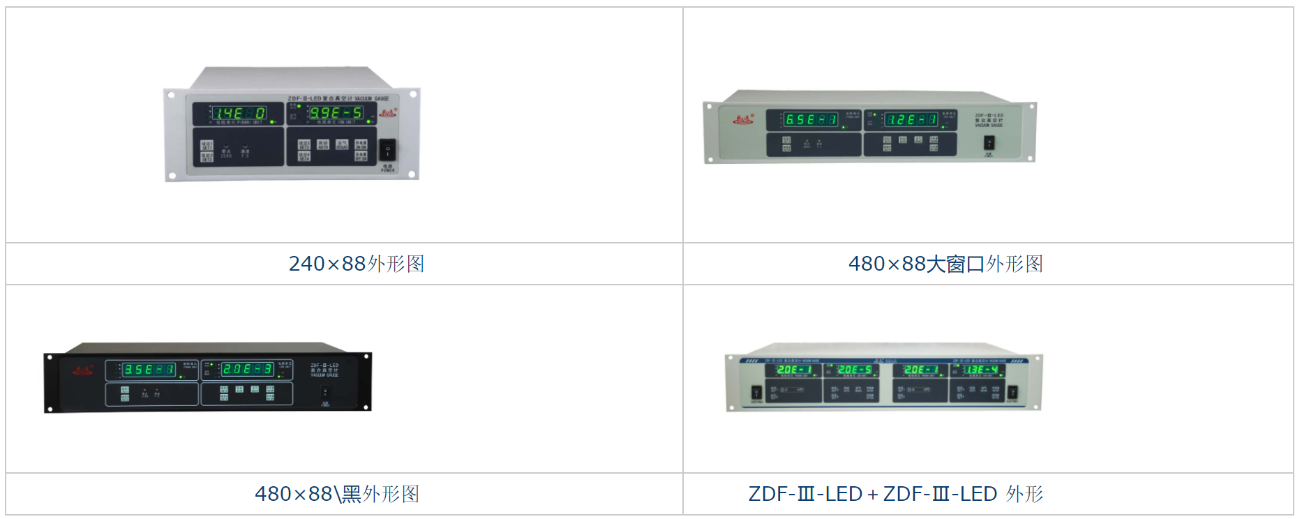 Комбинированный вакуумметр ZDF-III-LED — ZDF-III-LED